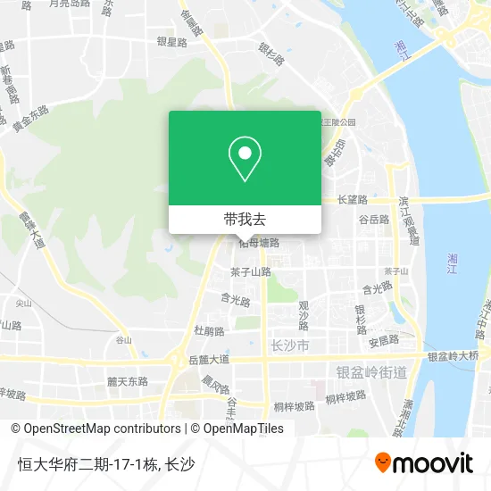 恒大华府二期-17-1栋地图