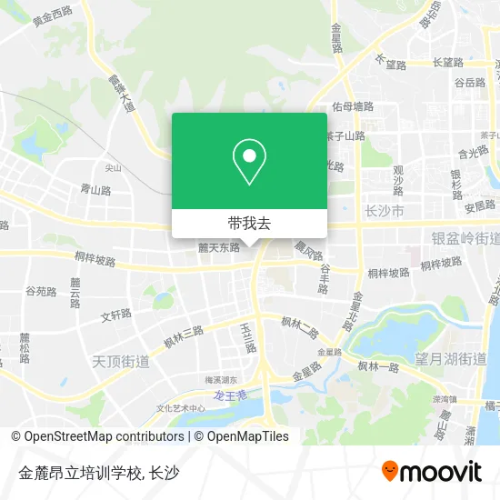 金麓昂立培训学校地图