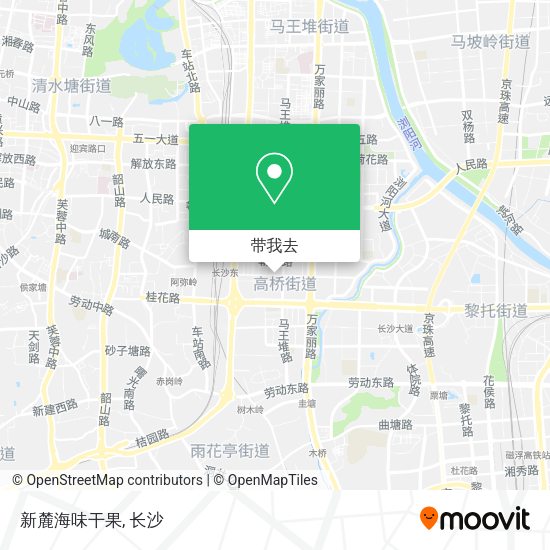 新麓海味干果地图