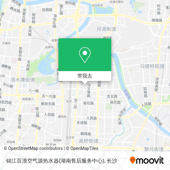 锦江百浪空气源热水器(湖南售后服务中心)地图