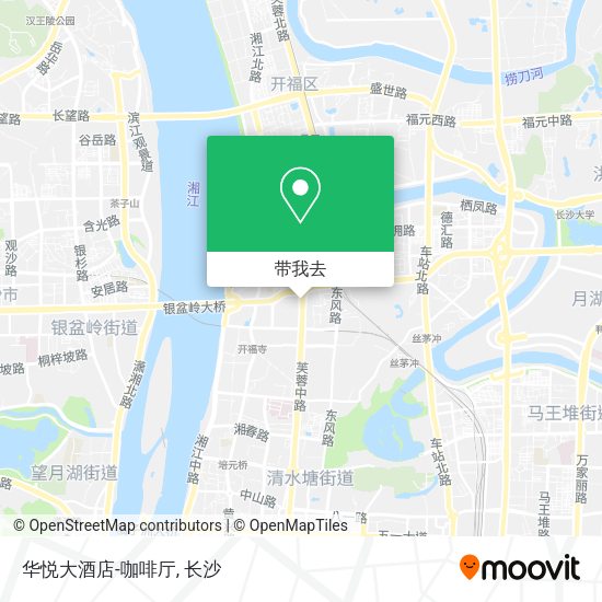 华悦大酒店-咖啡厅地图