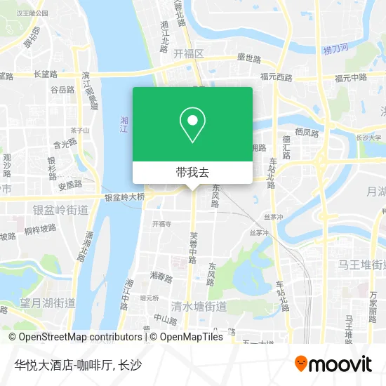 华悦大酒店-咖啡厅地图