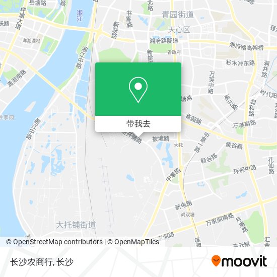 长沙农商行地图