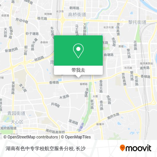 湖南有色中专学校航空服务分校地图