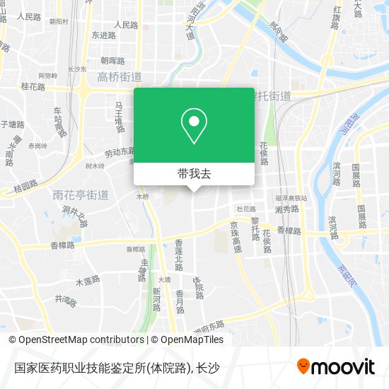 国家医药职业技能鉴定所(体院路)地图