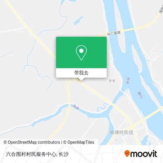 六合围村村民服务中心地图