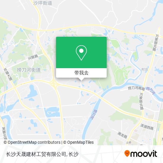 长沙天晟建材工贸有限公司地图