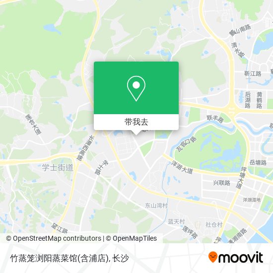 竹蒸笼浏阳蒸菜馆(含浦店)地图