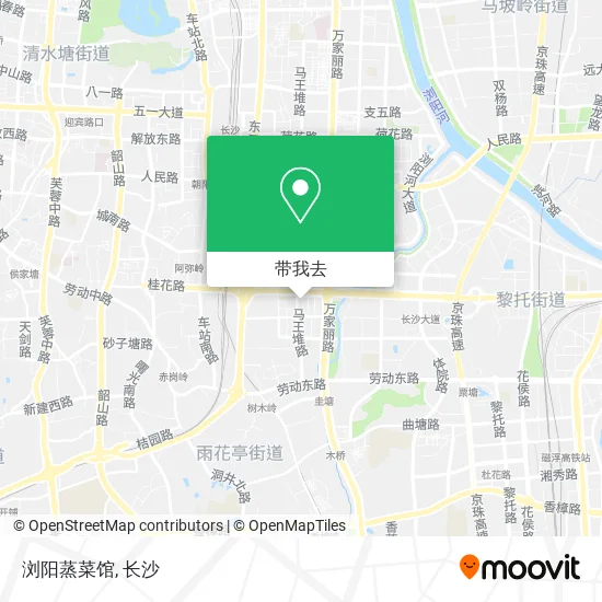 浏阳蒸菜馆地图