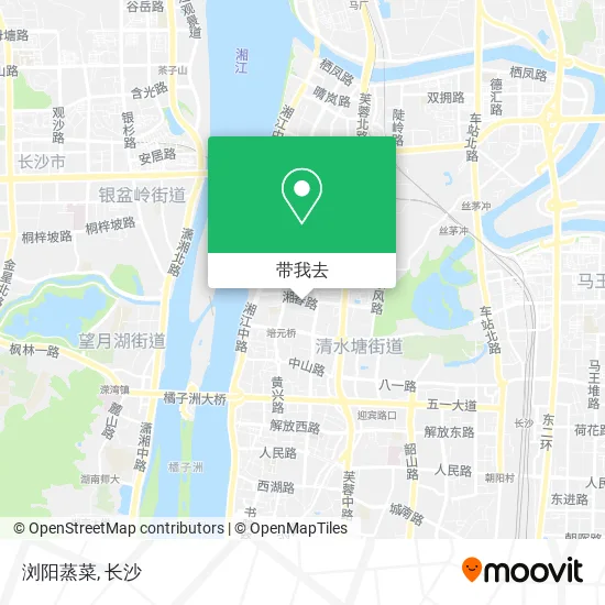 浏阳蒸菜地图