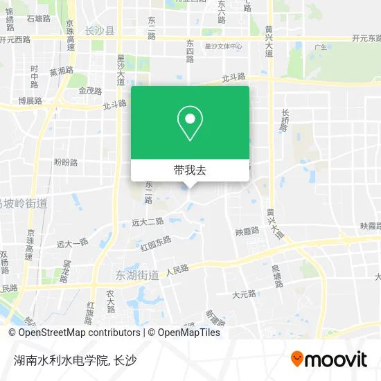 湖南水利水电学院地图