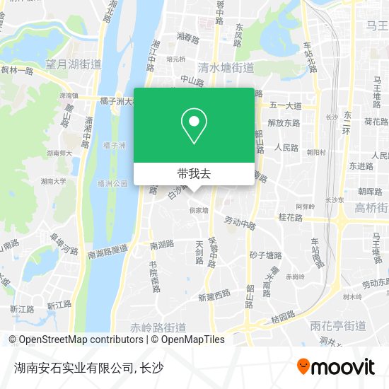 湖南安石实业有限公司地图