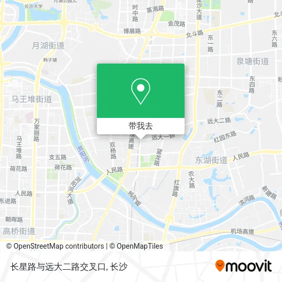 长星路与远大二路交叉口地图