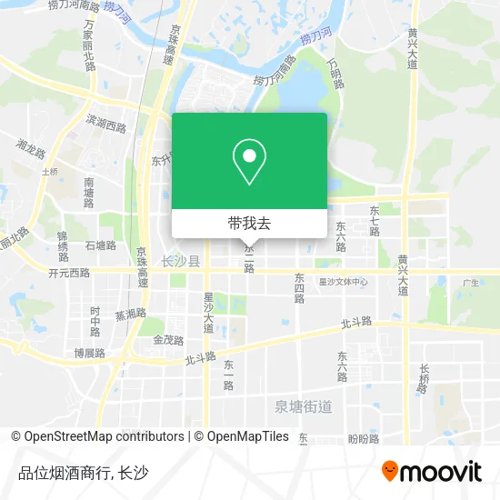 品位烟酒商行地图
