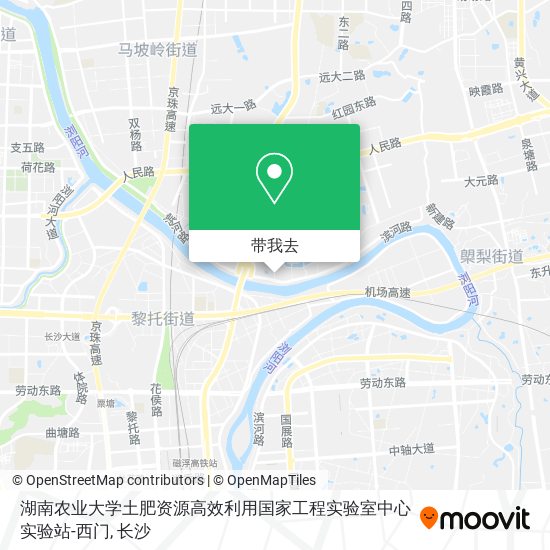 湖南农业大学土肥资源高效利用国家工程实验室中心实验站-西门地图