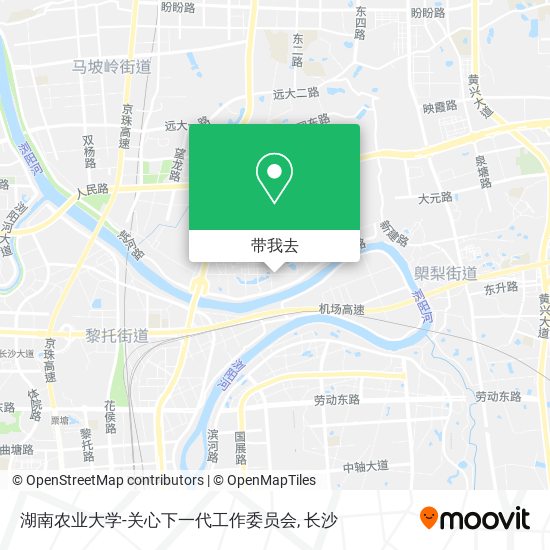 湖南农业大学-关心下一代工作委员会地图