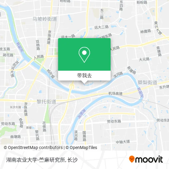 湖南农业大学-苎麻研究所地图