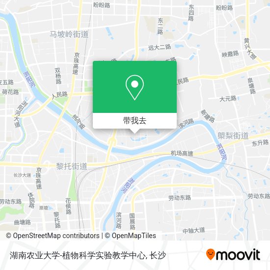 湖南农业大学-植物科学实验教学中心地图