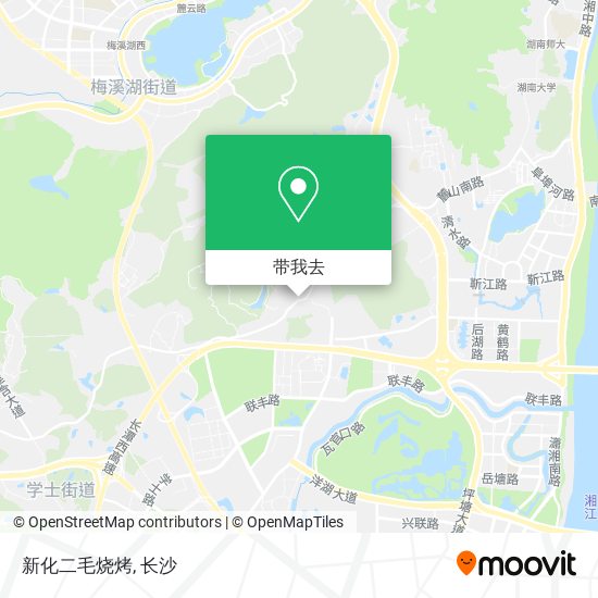 新化二毛烧烤地图