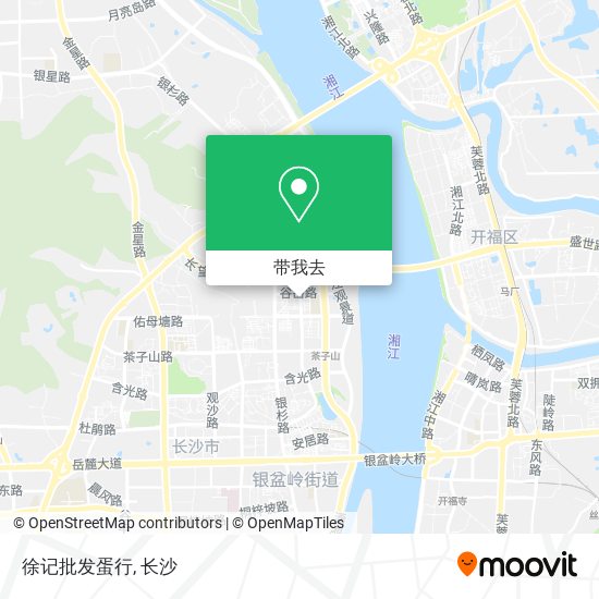 徐记批发蛋行地图