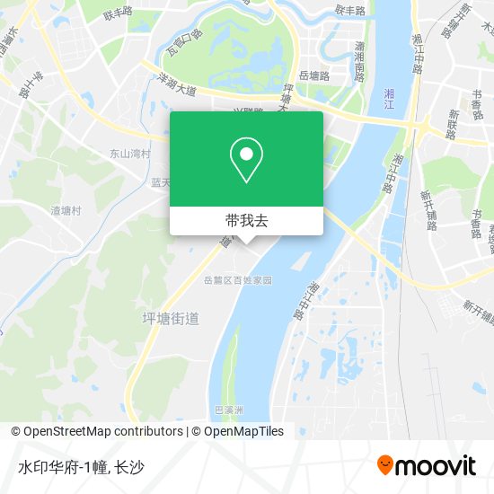 水印华府-1幢地图