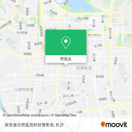 新安派出所蓝思科技警务室地图