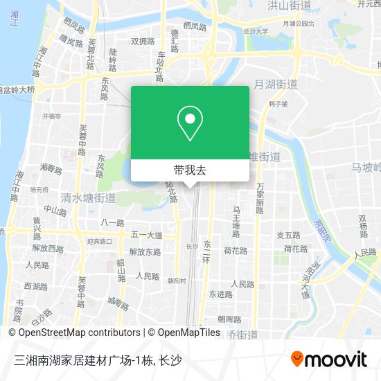 三湘南湖家居建材广场-1栋地图