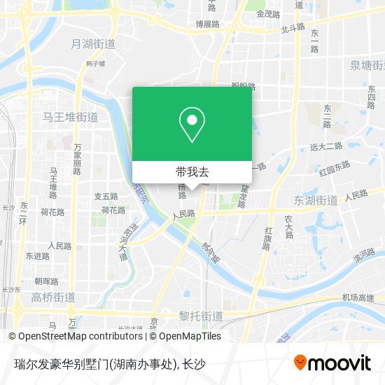瑞尔发豪华别墅门(湖南办事处)地图