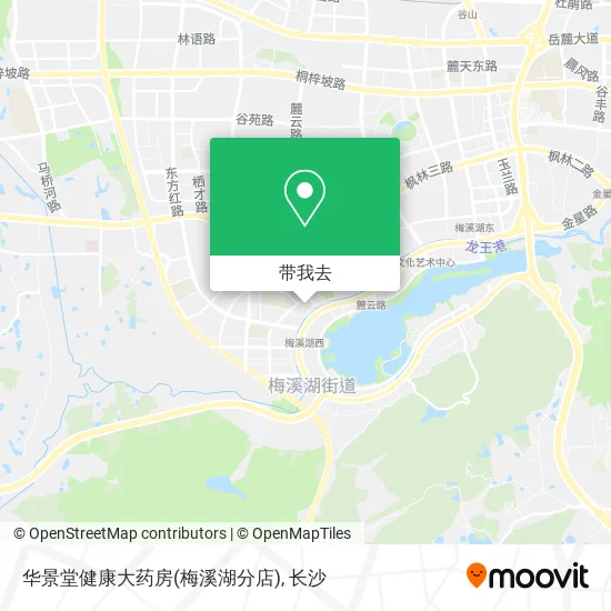 华景堂健康大药房(梅溪湖分店)地图