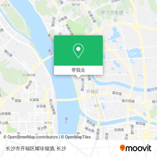 长沙市开福区耀珍烟酒地图