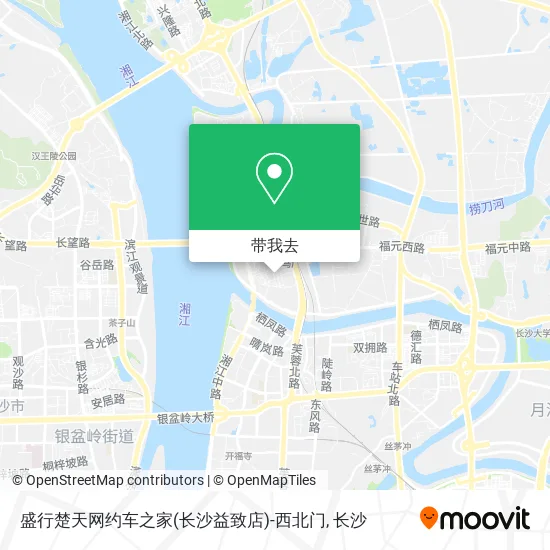 盛行楚天网约车之家(长沙益致店)-西北门地图