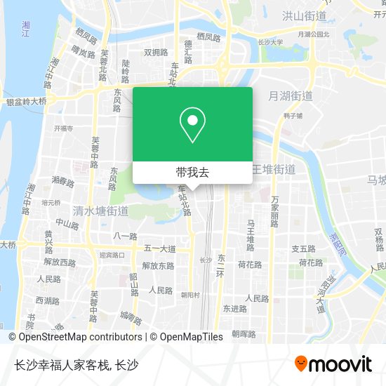 长沙幸福人家客栈地图
