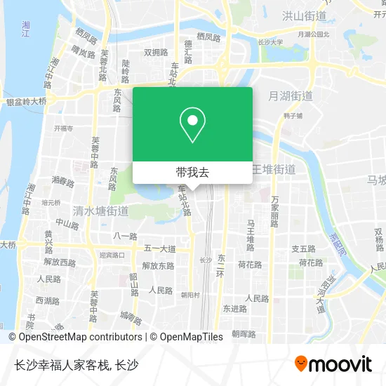 长沙幸福人家客栈地图