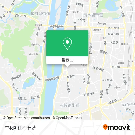 杏花园社区地图