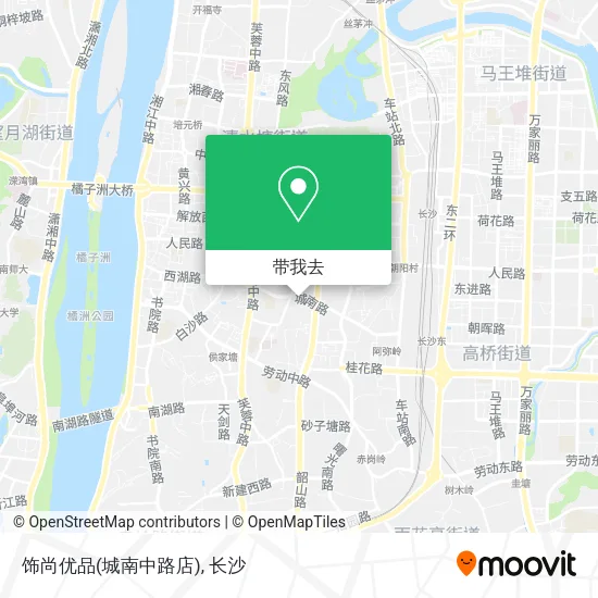 饰尚优品(城南中路店)地图