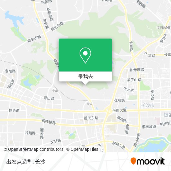 出发点造型地图