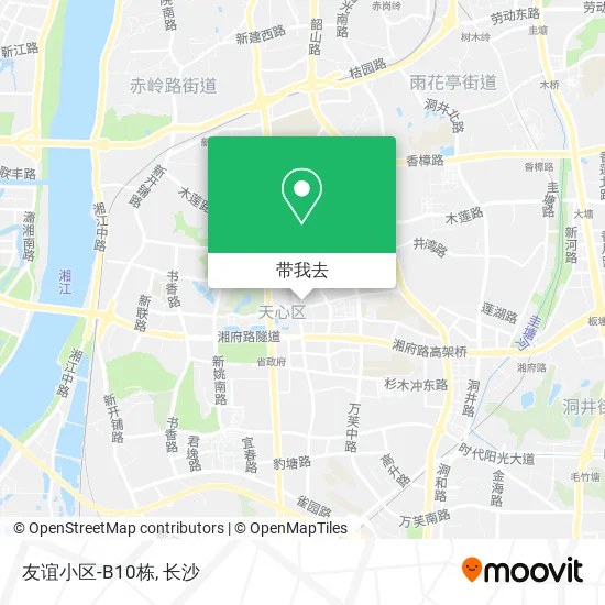 友谊小区-B10栋地图