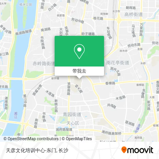 天彦文化培训中心-东门地图