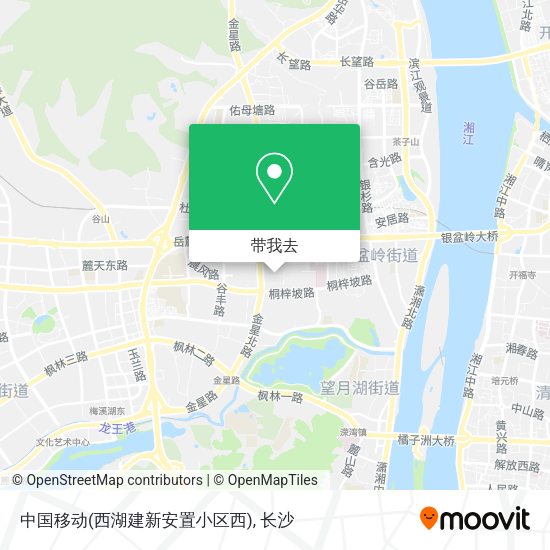 中国移动(西湖建新安置小区西)地图