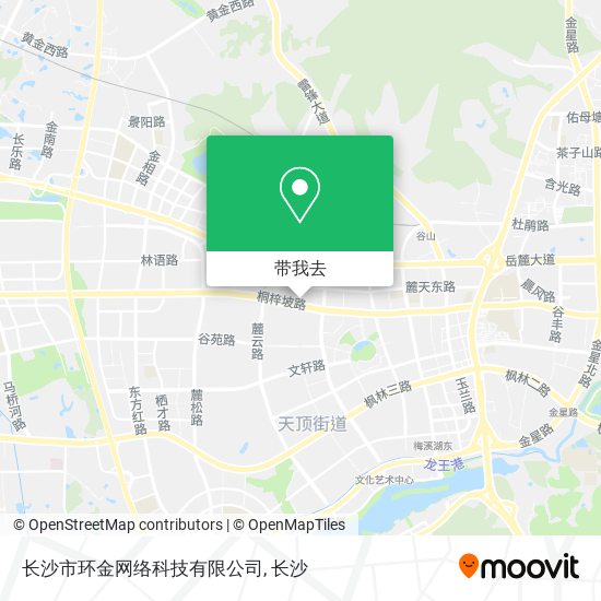 长沙市环金网络科技有限公司地图