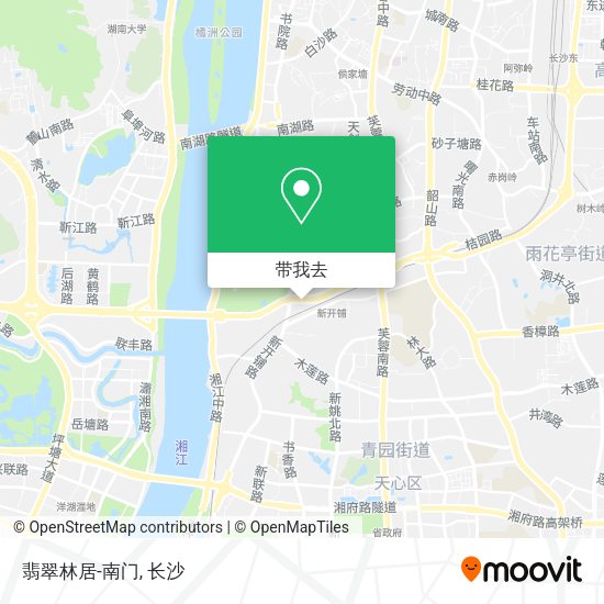 翡翠林居-南门地图