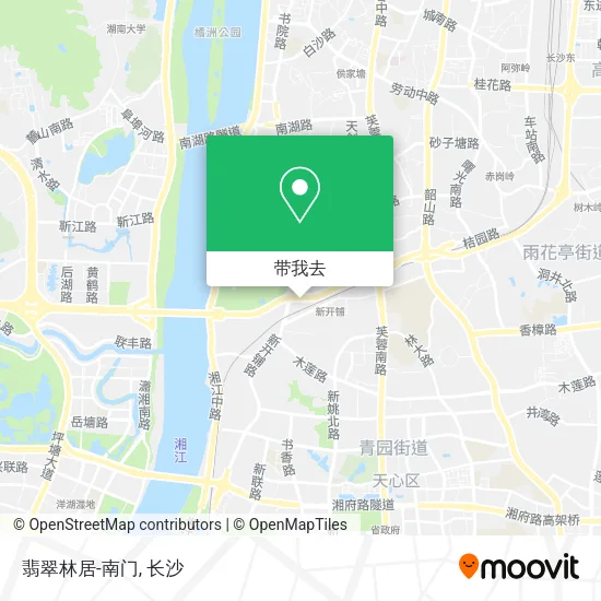 翡翠林居-南门地图