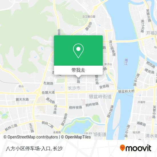 八方小区停车场-入口地图