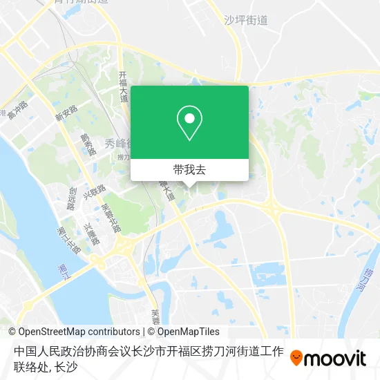 中国人民政治协商会议长沙市开福区捞刀河街道工作联络处地图