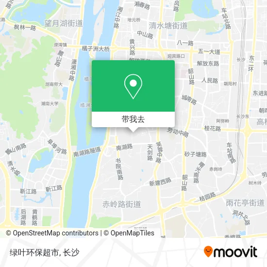 绿叶环保超市地图