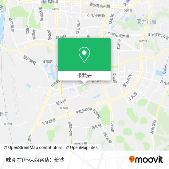 味食在(环保西路店)地图