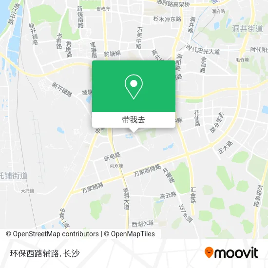 环保西路辅路地图