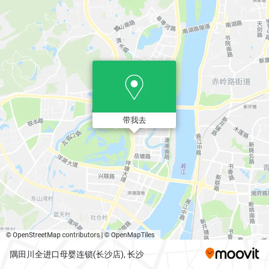 隅田川全进口母婴连锁(长沙店)地图