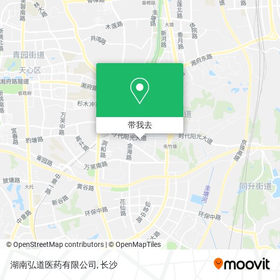 湖南弘道医药有限公司地图