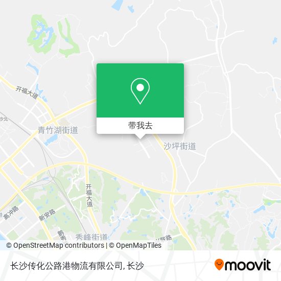 长沙传化公路港物流有限公司地图